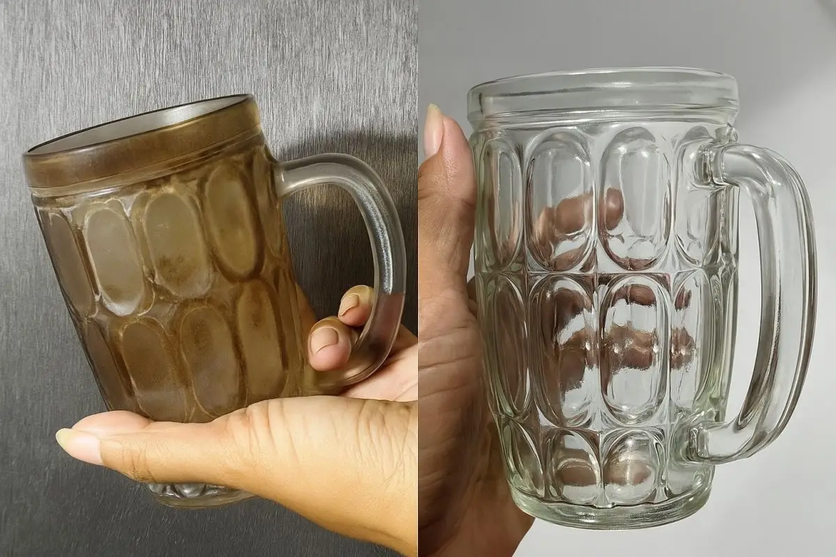 how to get cloudiness out of glassware