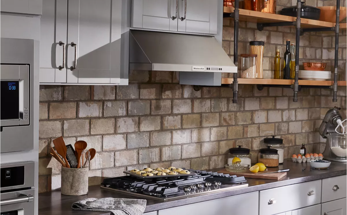 how to install a kitchen range hood wall vent