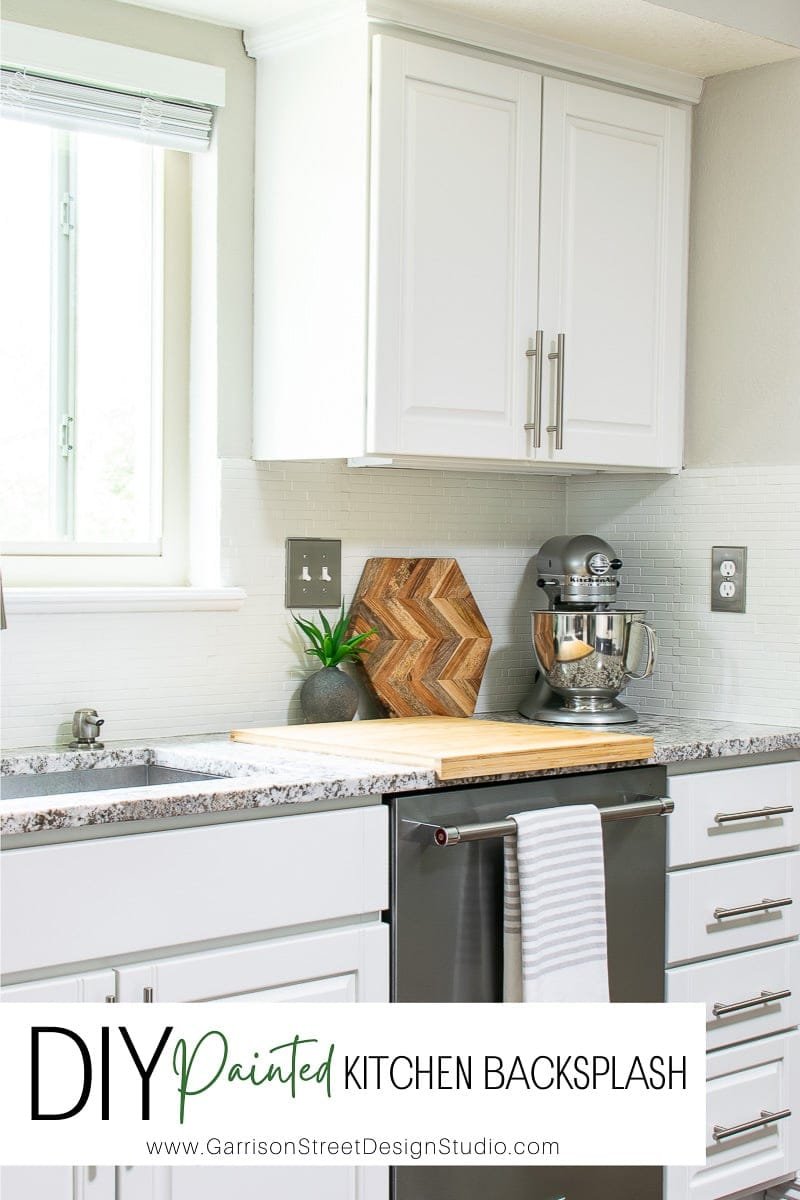 how to install kitchen backsplash on painted wall