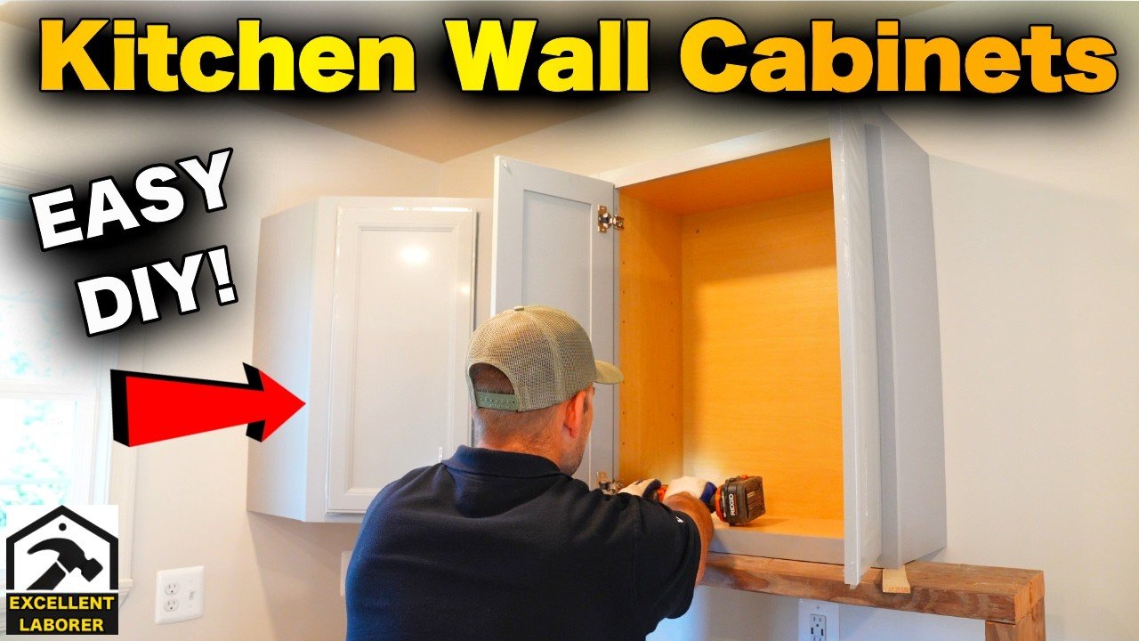 how to install wall kitchen cabinets