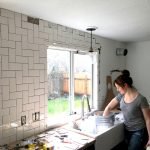 how to lay wall tiles in kitchen