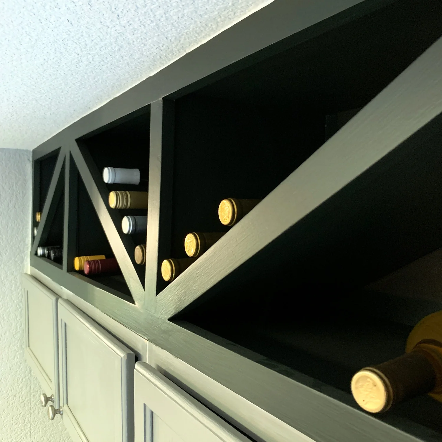 how to make a wine rack cabinet