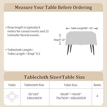 How to Measure for a Tablecloth: Easy Steps for Perfect Fit 11 how to measure for a tablecloth