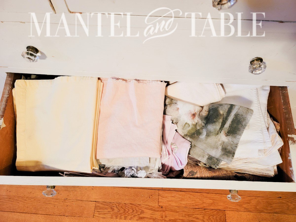 how to store cloth napkins