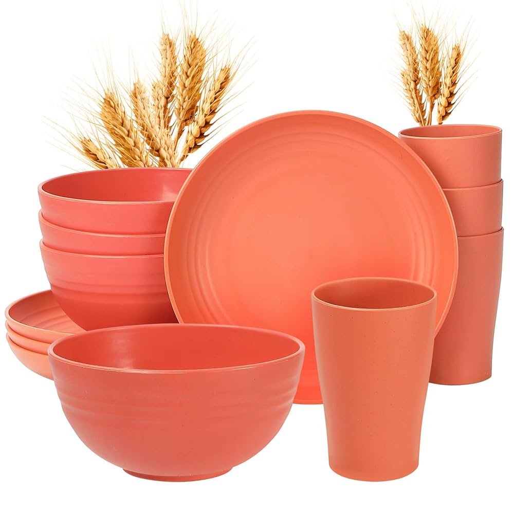 is wheat straw dinnerware safe