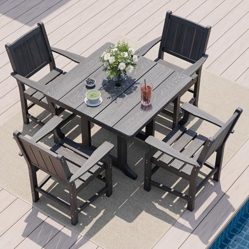 Large Outdoor Dining Table And Chairs for Stylish Backyard Gatherings 19 large outdoor dining table and chairs