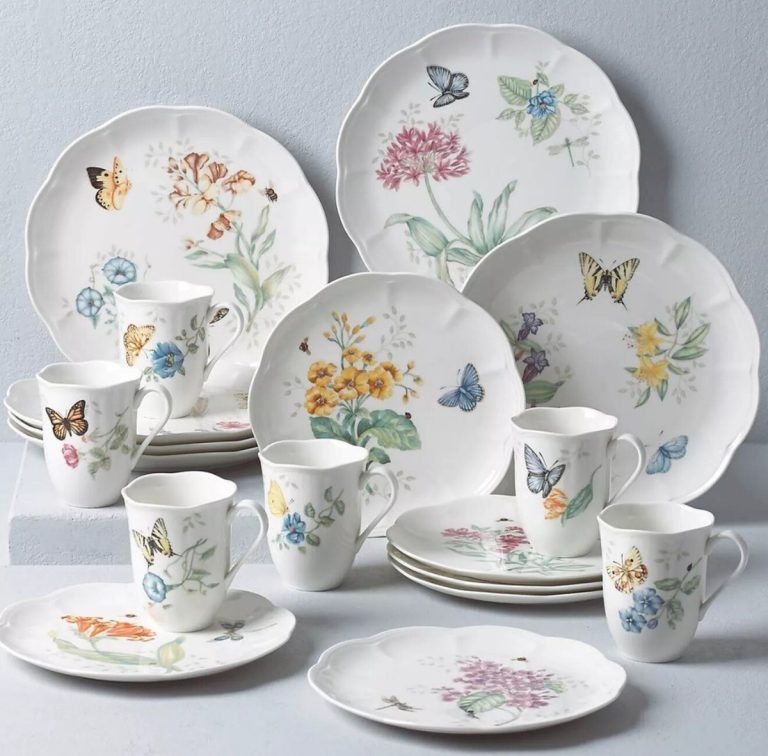 Lenox Butterfly Meadow 18-Piece Dinnerware Set: Elegant Dining 19 lenox butterfly meadow 18 piece dinnerware set