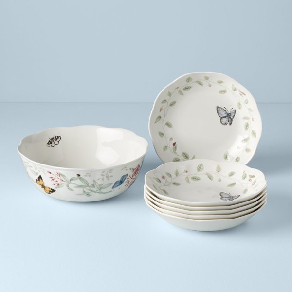 Lenox Butterfly Meadow 24 Pc Dinnerware Set: Elegant Dining 7 lenox butterfly meadow 24 pc dinnerware set