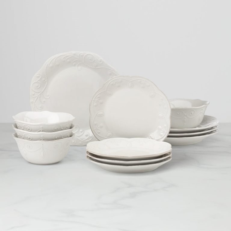 Lenox French Perle 12-Piece Dinnerware Set: Elegant Dining 3 lenox french perle 12 piece dinnerware set