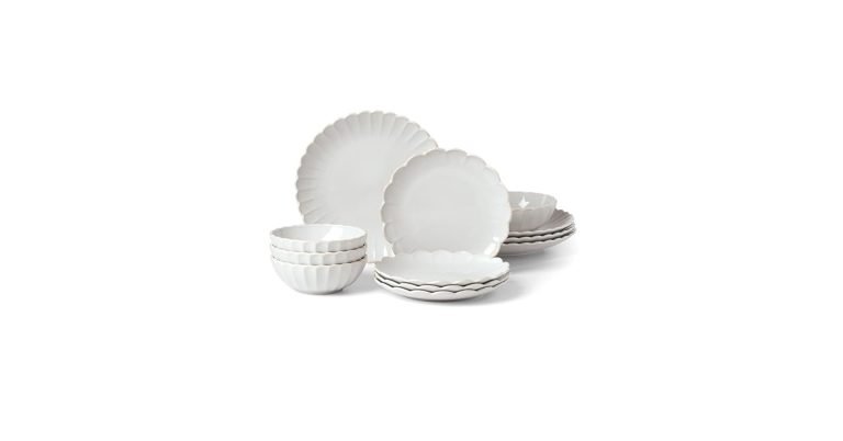 Lenox French Perle Scallop 12-Piece Dinnerware Set: Elegance Redefined 17 lenox french perle scallop 12 piece dinnerware set