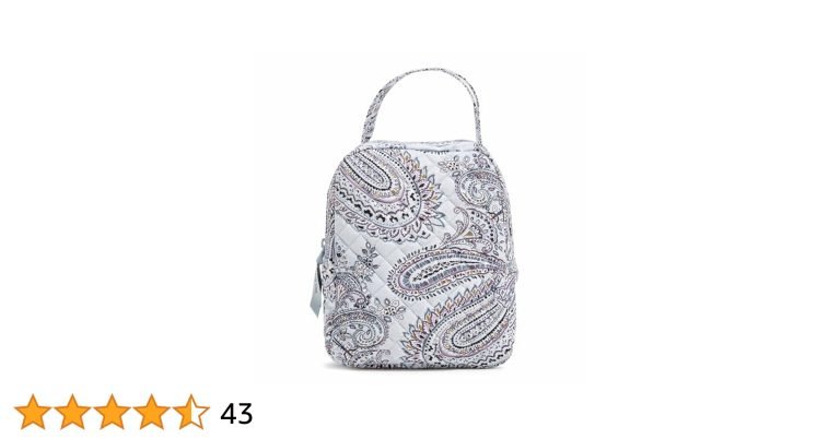 Light Blue Vera Bradley Lunch Box: Stylish Meal Carrier 15 light blue vera bradley lunch box