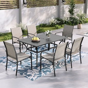 Lowes Outdoor Dining Sets for 6: Stylish & Durable Picks 3 lowes outdoor dining sets for 6