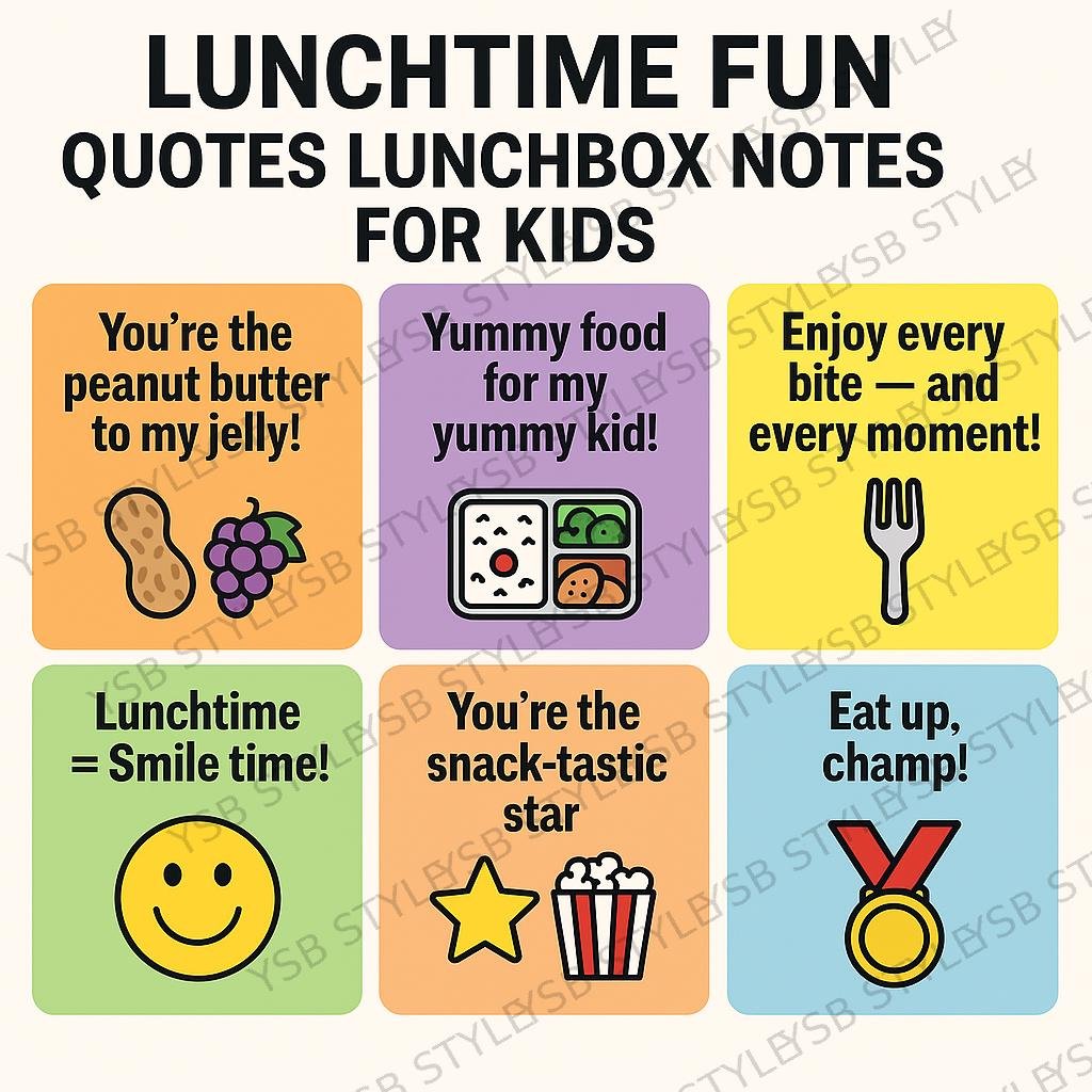 lunch box quotes for kids