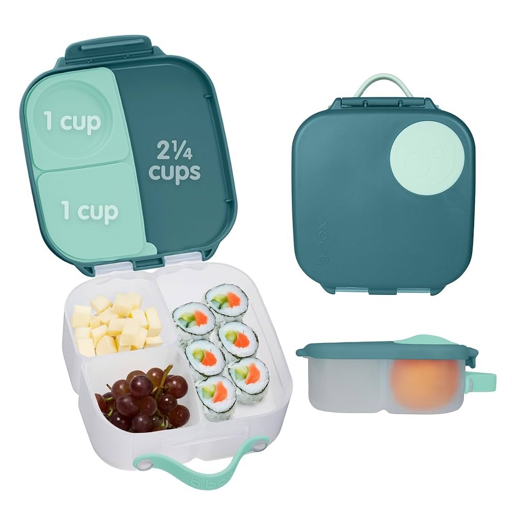 lunch box with 2 compartments