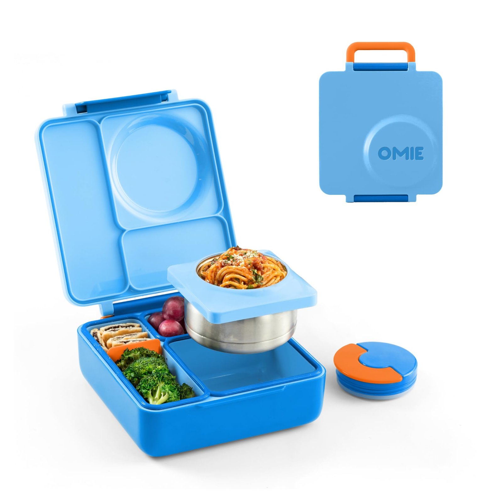 lunch box with separate compartments