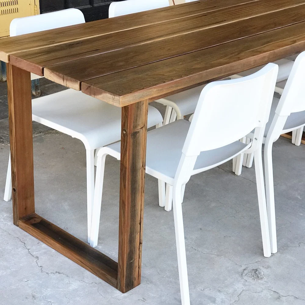 make outdoor dining table