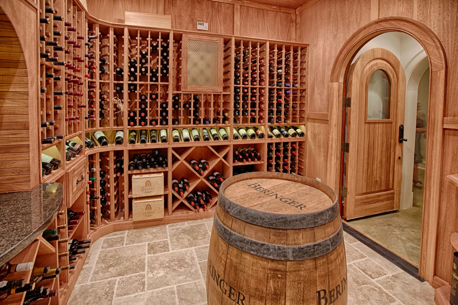 making a wine cellar