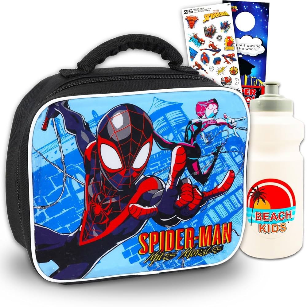 miles morales backpack and lunch