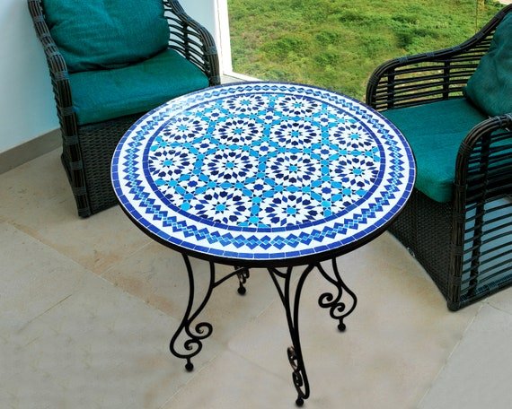 Mosaic Outdoor Dining Table: Stylish Elegance for Your Patio 1 mosaic outdoor dining table