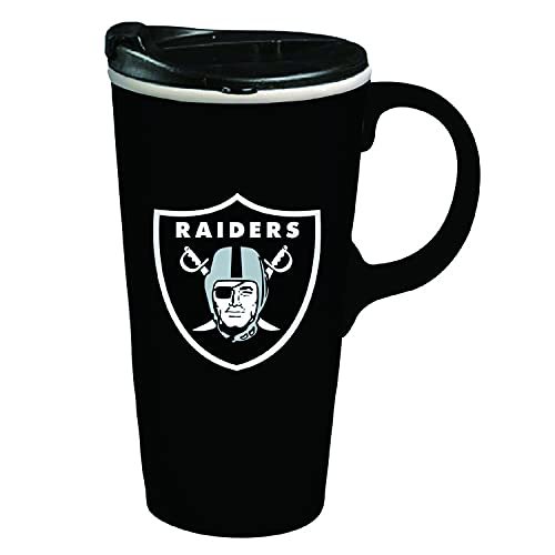 Oakland Raiders Travel Coffee Mug: Perfect Insulated Tumbler for Fans 1 oakland raiders travel coffee mug