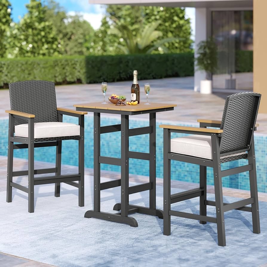 outdoor bar dining table
