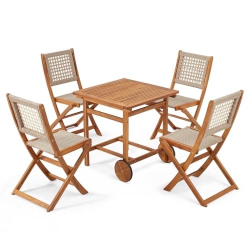 Outdoor Dining Chairs With Wheels for Effortless Patio Mobility and Style 13 outdoor dining chairs with wheels 1