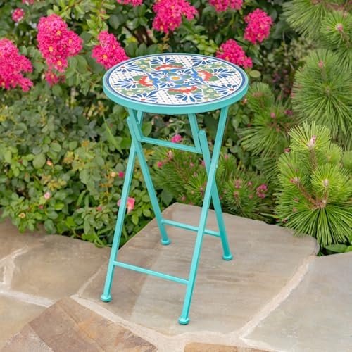 Outdoor Dining in Baton Rouge: Stylish Mosaic Tile Folding Accent Table Guide 5 outdoor dining in baton rouge