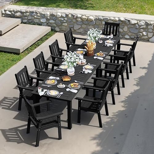 Outdoor Dining Table for 12: Spacious, Stylish Sets for Perfect Gatherings 9 outdoor dining table for 12