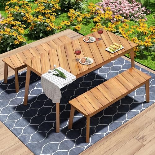 Outdoor Dining Table With Bench Seats: Perfect Patio Setups for Entertaining 7 outdoor dining table with bench seats