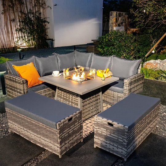 Outdoor Dining Table With Firepit: Ultimate Cozy Gathering Spot Ideas 13 outdoor dining table with firepit