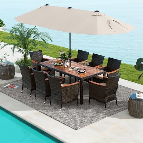 Top Outdoor Dining Table With Umbrella 2025: Ultimate Comfort for Stylish Patio Meals 9 outdoor dining table with umbrella