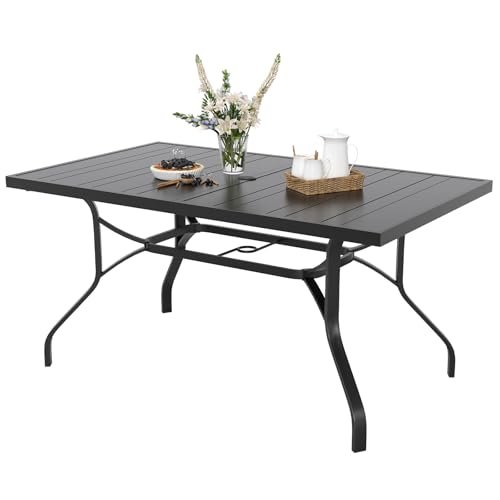 Outdoor Dining Tables With Umbrella Hole: Top Picks for Stylish Patio Comfort 3 outdoor dining tables with umbrella hole