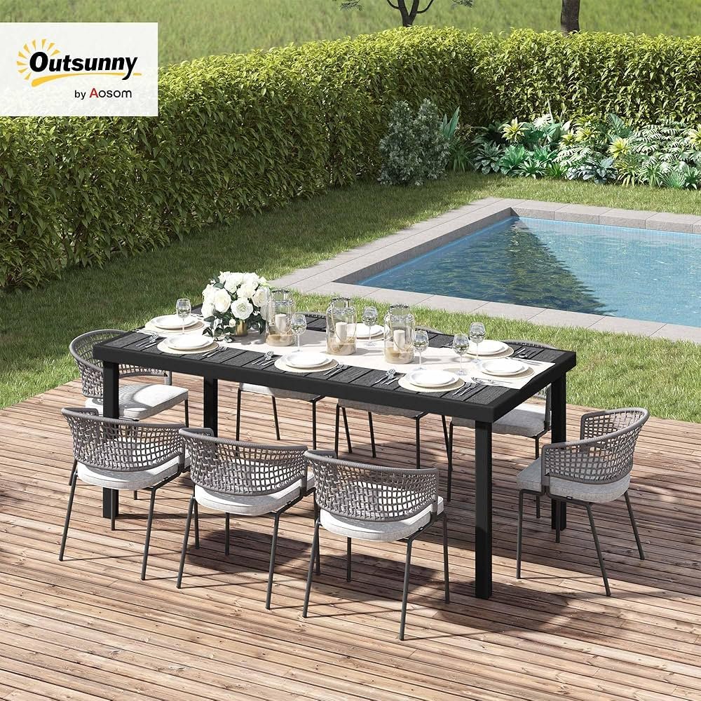 outdoor modern dining table