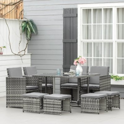 Outdoor Rattan Dining Set: Stylish Comfort for Alfresco Dining 13 outdoor rattan dining set