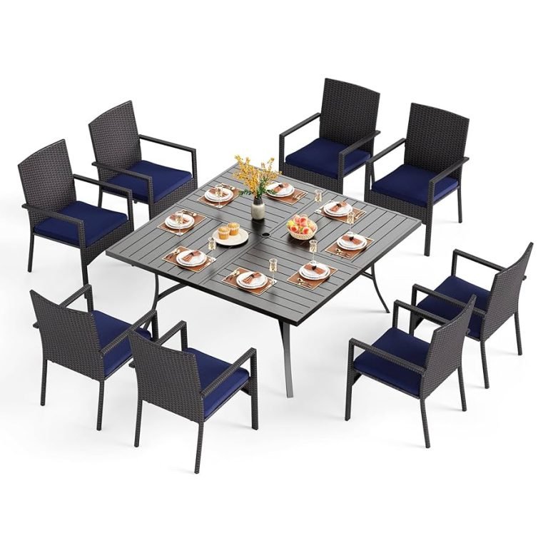 Outdoor Square Dining Table for 8: Ultimate Comfort & Style Guide 5 outdoor square dining table for 8