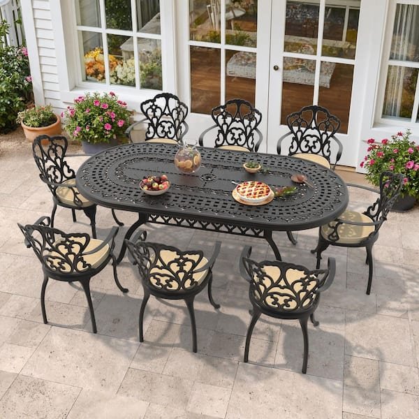 Oval Dining Table Outdoor: Stylish Comfort for Your Patio 11 oval dining table outdoor