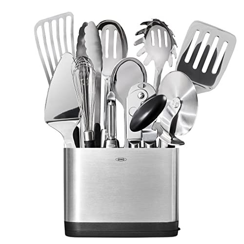 Oxo 15 Piece Everyday Kitchen Tool Set: Ultimate Stainless Steel Essentials 13 oxo 15 piece everyday kitchen tool set