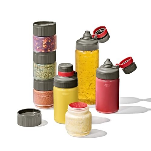 OXO Outdoor 7-Piece Spice Shaker & Squeeze Bottle Set Review 13 oxo outdoor 7 piece spice shaker squeeze bottle set
