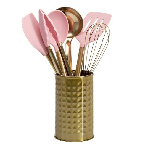Paris Hilton Kitchen Tools: Stylish Pink and Gold Cooking Essentials Set 3 paris hilton kitchen tools