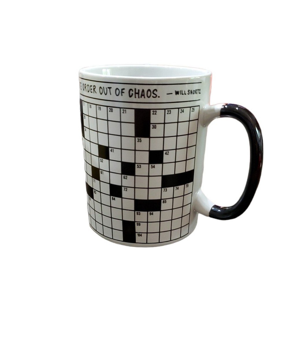 piece of collectible drinkware crossword