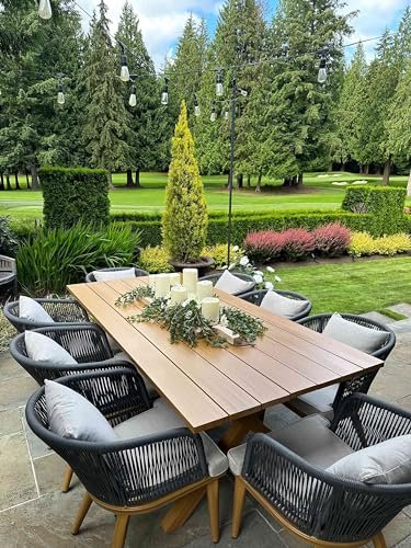 Purple Leaf Outdoor Dining Set: Stylish Comfort for Your Backyard Retreat 11 purple leaf outdoor dining set