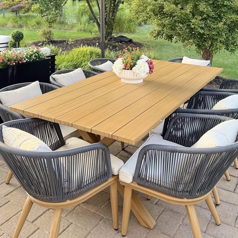 Rope Outdoor Dining Set: Stylish Comfort for Every Patio 5 rope outdoor dining set