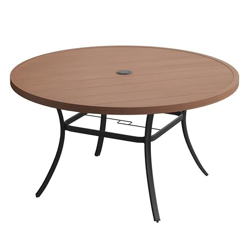 Round Outdoor Dining Table 60 Perfect for Stylish Backyard Gatherings 17 round outdoor dining table 60