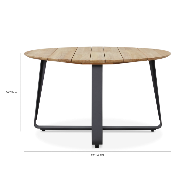 Round Outdoor Teak Dining Table: Timeless Elegance for Every Patio 11 round outdoor teak dining table