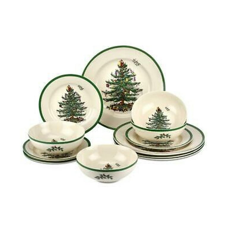 Spode Christmas Tree 12 Piece Dinnerware Set: Festive Elegance 5 spode christmas tree 12 piece dinnerware set