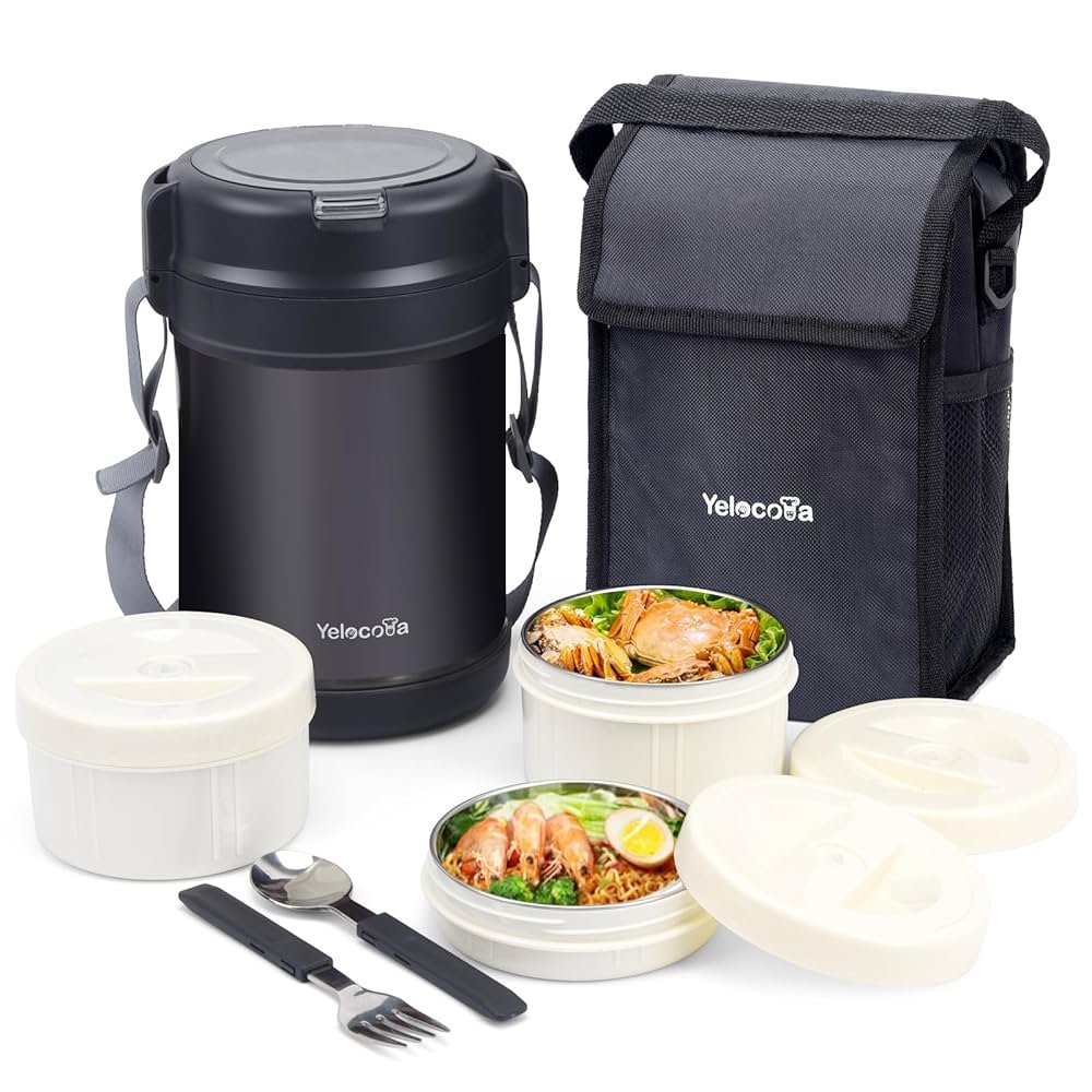 stainless steel lunch box stackable