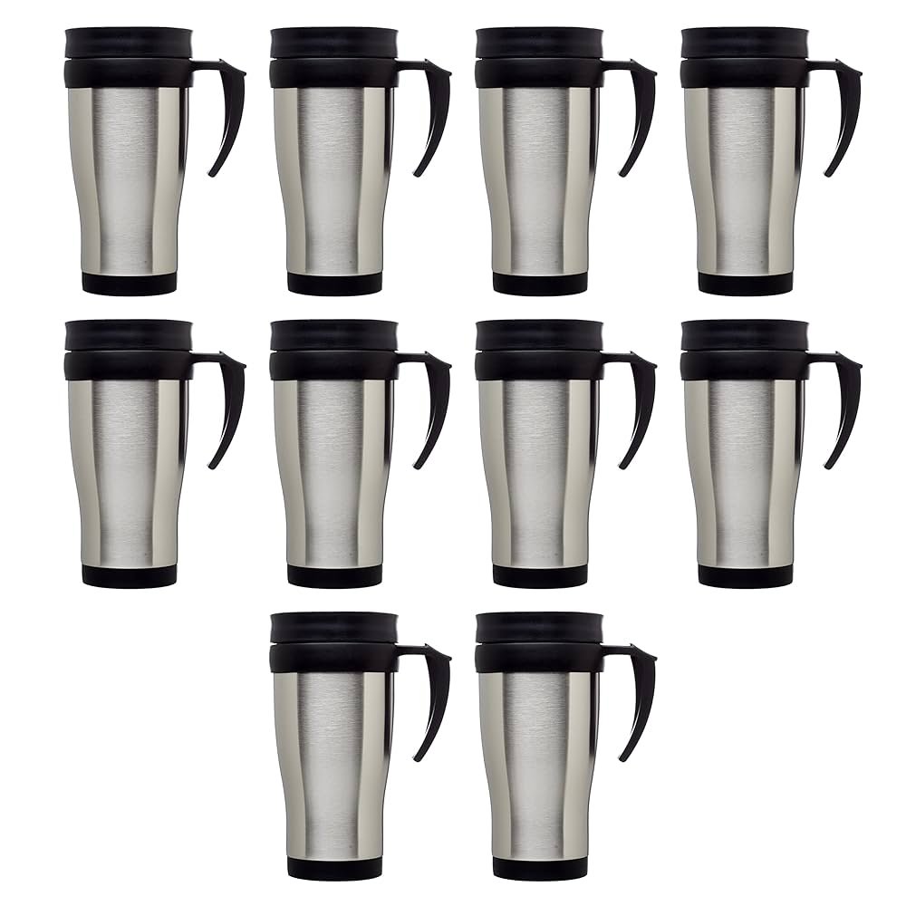 stainless steel travel mugs with handle