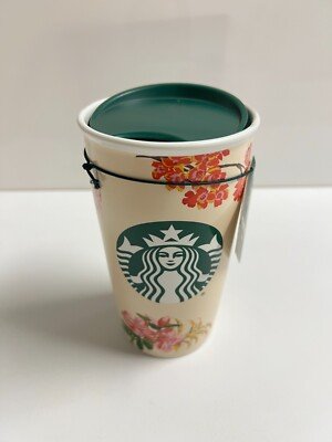 Starbucks Floral Ceramic Travel Mug: Sip in Style 3 starbucks floral ceramic travel mug