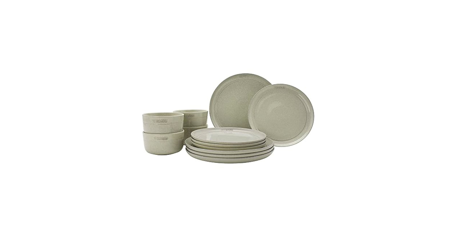 staub 12 piece dinnerware set