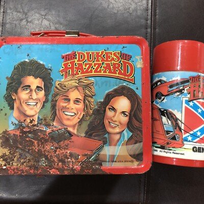 Vintage Dukes of Hazzard Lunch Box: Nostalgic Collectors' Gem 15 vintage dukes of hazzard lunch